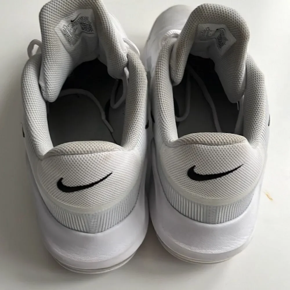 Nike Air Max Impact 4 White Black Pure Platinum Basketball Trainers Mens 12.5